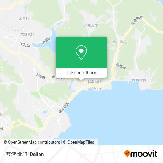 蓝湾-北门 map