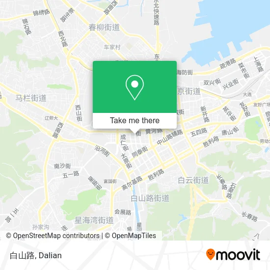 白山路 map