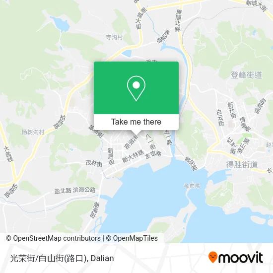 光荣街/白山街(路口) map