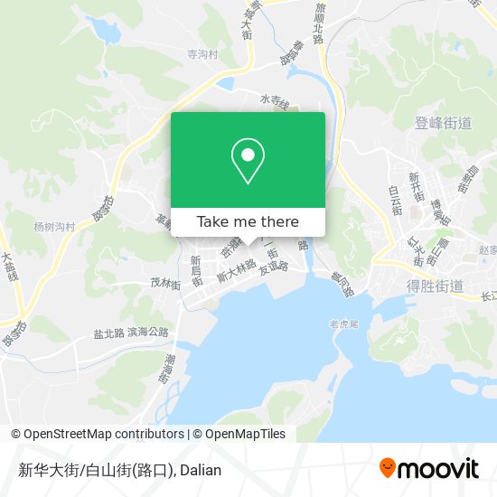 新华大街/白山街(路口) map
