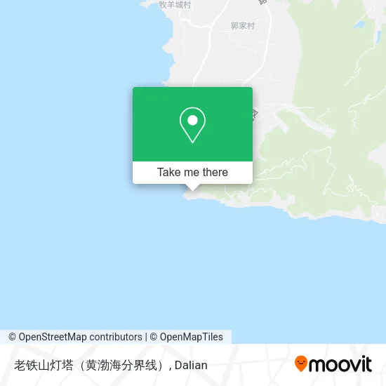 老铁山灯塔（黄渤海分界线） map