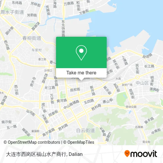 大连市西岗区福山水产商行 map