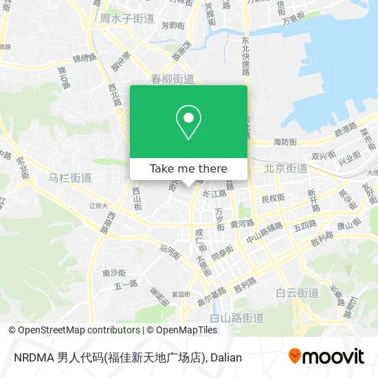 NRDMA 男人代码(福佳新天地广场店) map