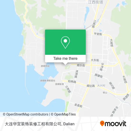 大连华宜装饰装修工程有限公司 map