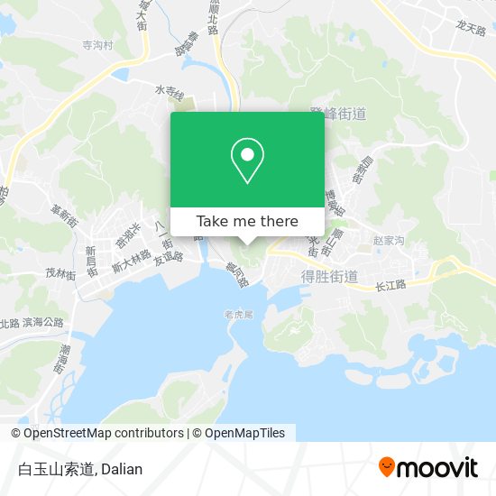 白玉山索道 map