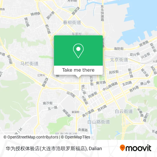 华为授权体验店(大连市浩联罗斯福店) map
