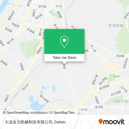 大连金元机械制造有限公司 map
