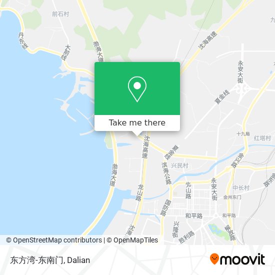 东方湾-东南门 map