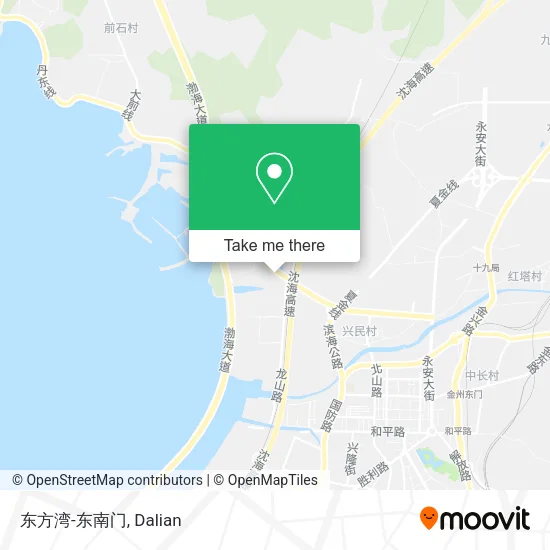 东方湾-东南门 map