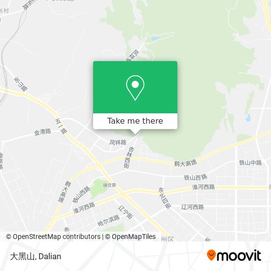 大黑山 map