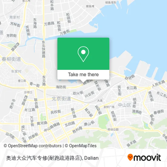 奥迪大众汽车专修(耐跑疏港路店) map