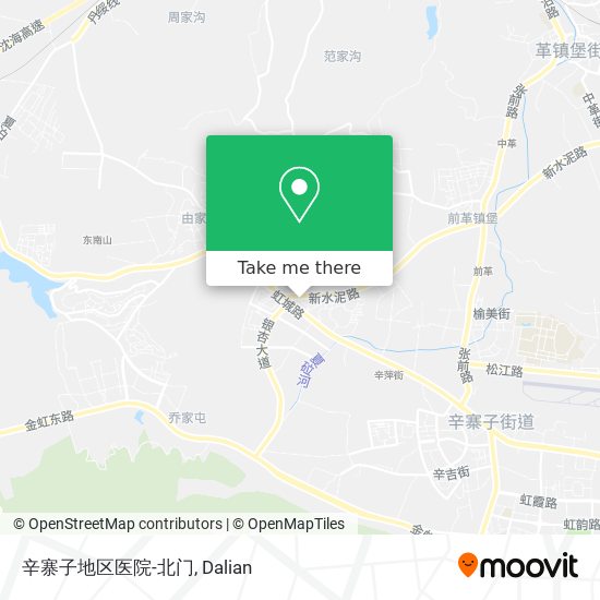 辛寨子地区医院-北门 map