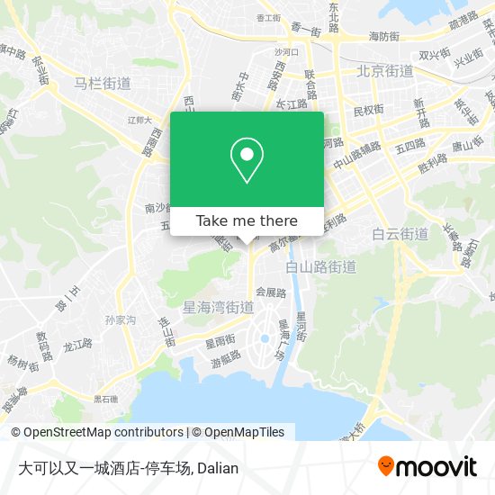 大可以又一城酒店-停车场 map