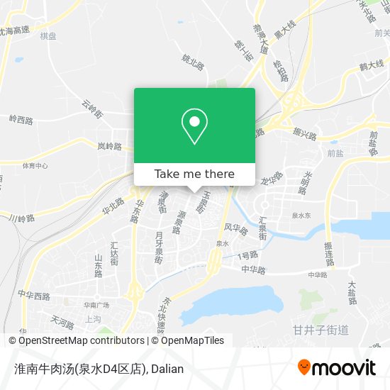 淮南牛肉汤(泉水D4区店) map