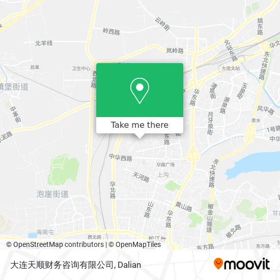 大连天顺财务咨询有限公司 map