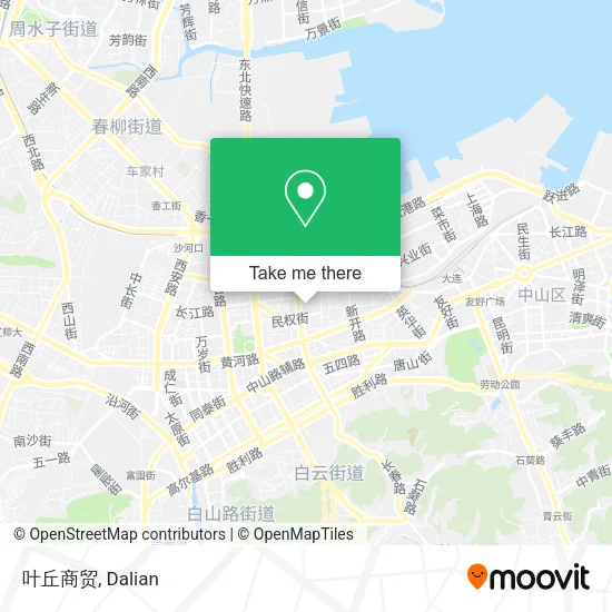 叶丘商贸 map