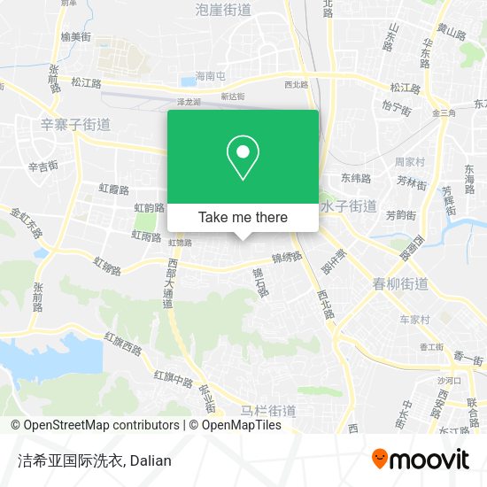 洁希亚国际洗衣 map