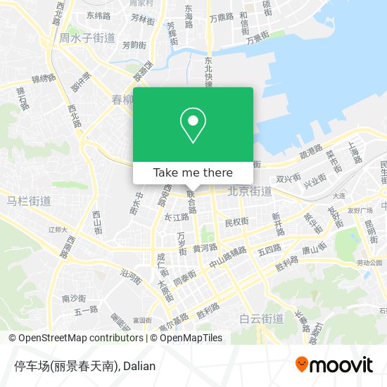 停车场(丽景春天南) map