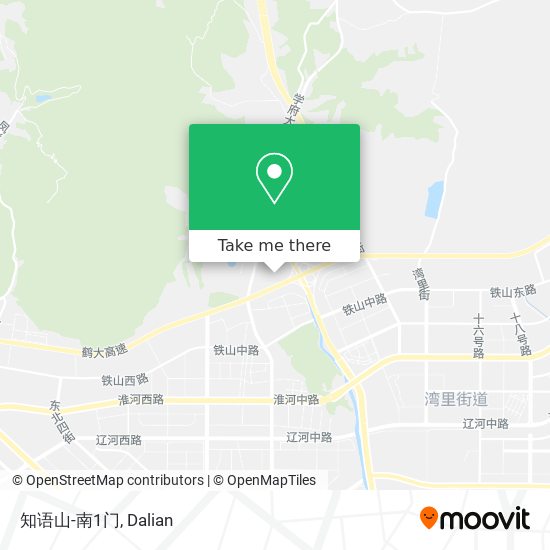 知语山-南1门 map