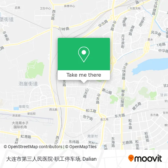 大连市第三人民医院-职工停车场 map