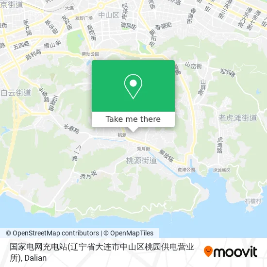 国家电网充电站(辽宁省大连市中山区桃园供电营业所) map