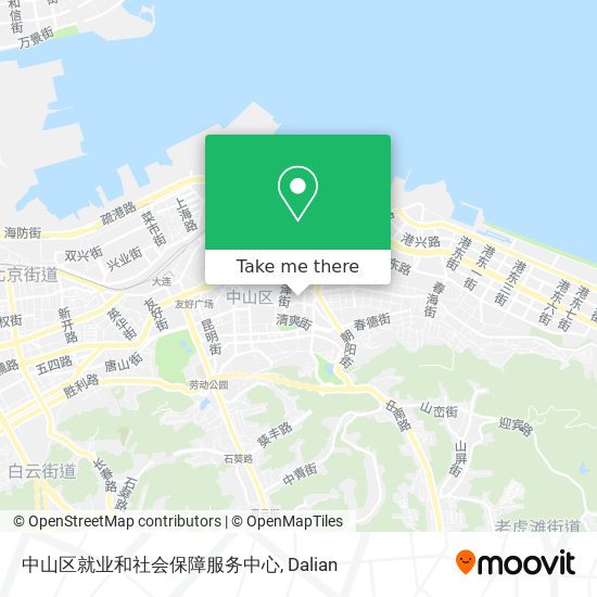中山区就业和社会保障服务中心 map