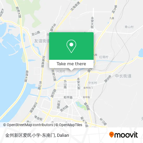 金州新区爱民小学-东南门 map