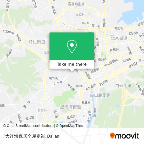 大连海逸居全屋定制 map