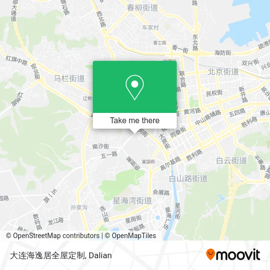 大连海逸居全屋定制 map