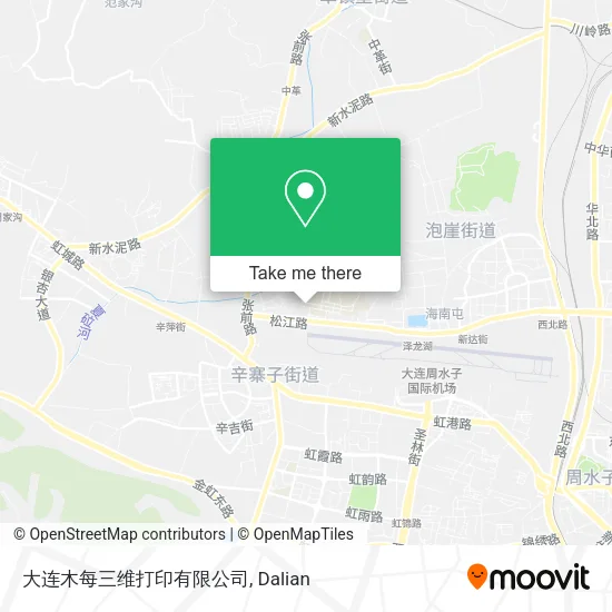 大连木每三维打印有限公司 map