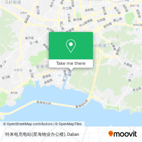 特来电充电站(星海物业办公楼) map