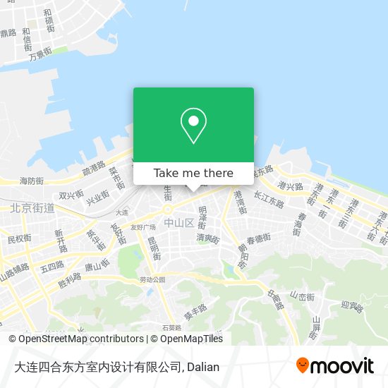 大连四合东方室内设计有限公司 map