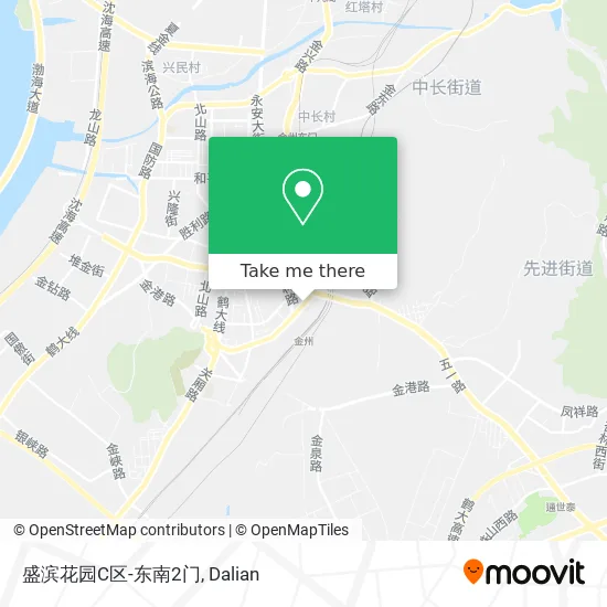 盛滨花园C区-东南2门 map