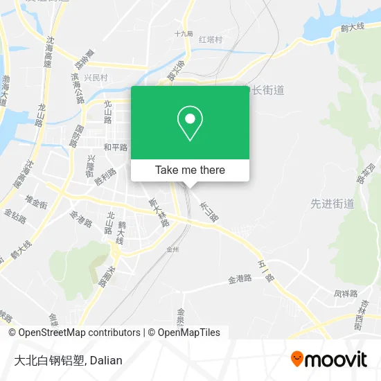 大北白钢铝塑 map