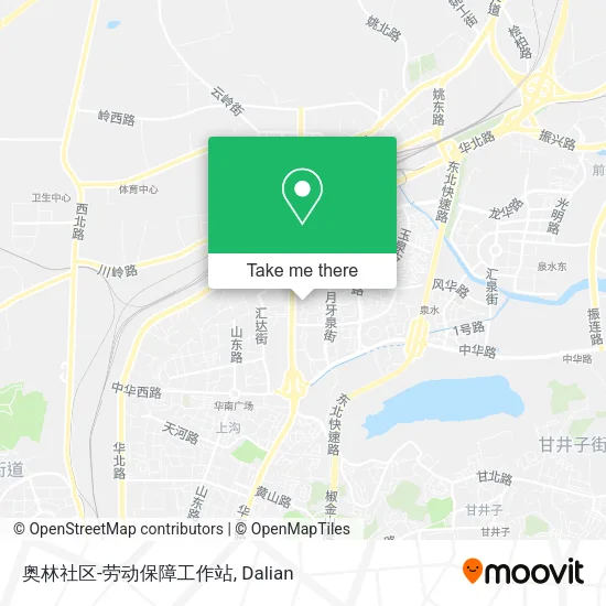奥林社区-劳动保障工作站 map