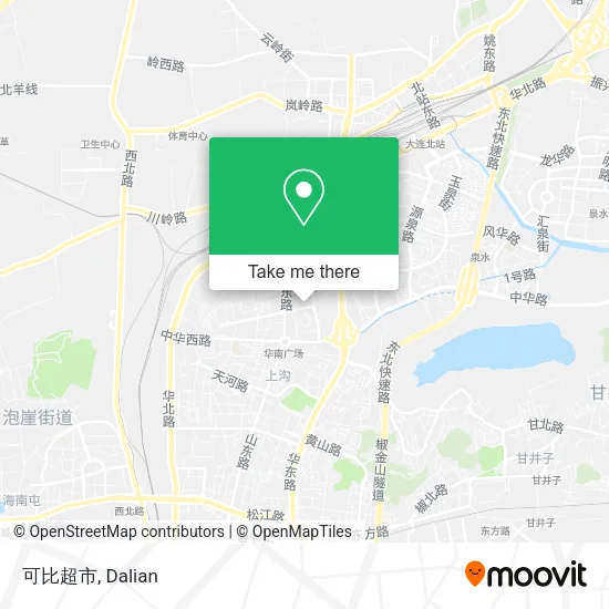可比超市 map