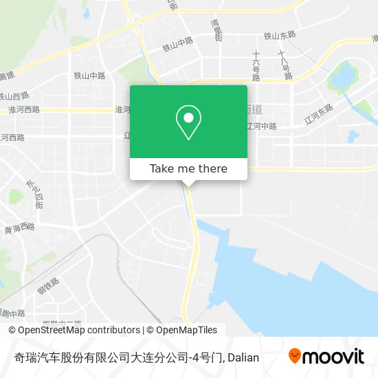 奇瑞汽车股份有限公司大连分公司-4号门 map