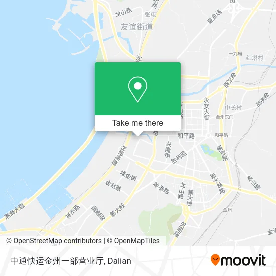 中通快运金州一部营业厅 map