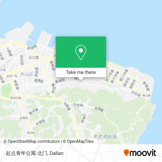 起点青年公寓-北门 map