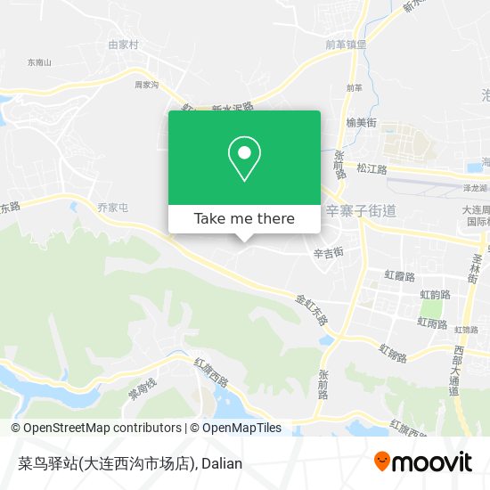 菜鸟驿站(大连西沟市场店) map