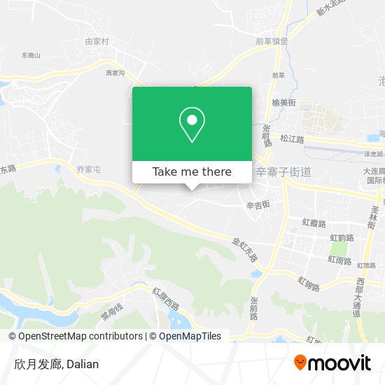 欣月发廊 map