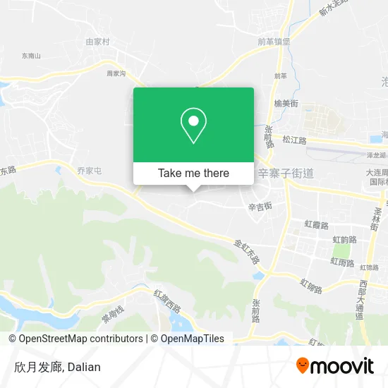 欣月发廊 map