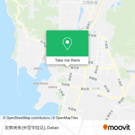 宏辉烤鱼(外贸学院店) map