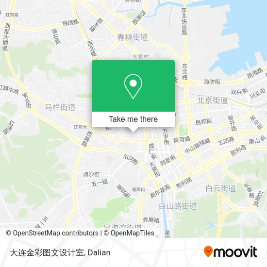 大连金彩图文设计室 map