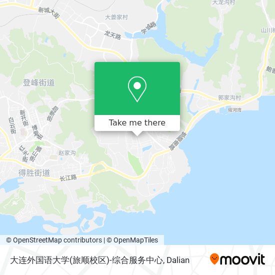 大连外国语大学(旅顺校区)-综合服务中心 map