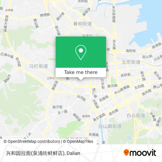 兴和园拉面(泉涌街鲜鲜店) map