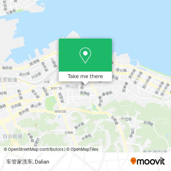 车管家洗车 map