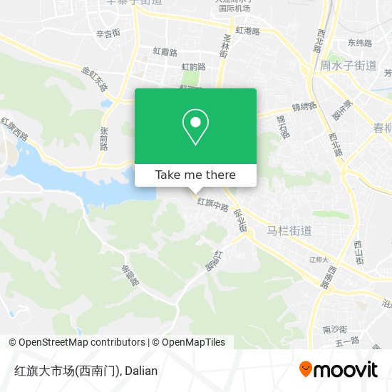 红旗大市场(西南门) map