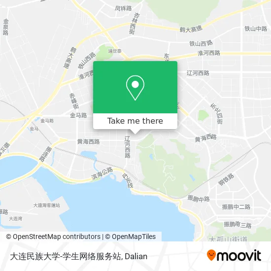 大连民族大学-学生网络服务站 map