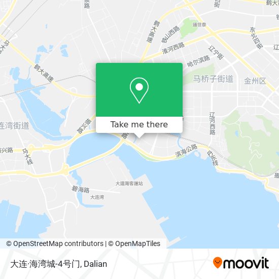 大连·海湾城-4号门 map